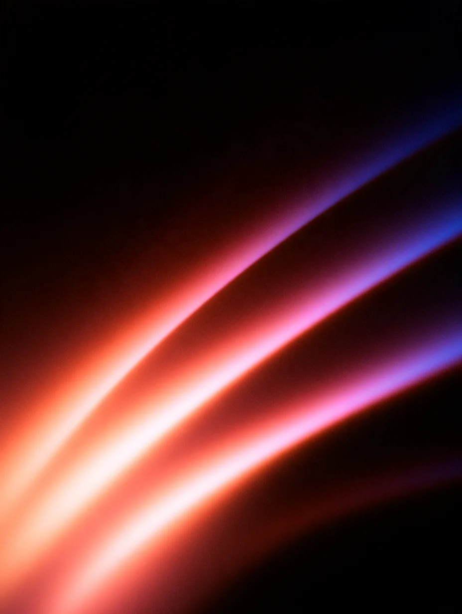 Abstract neon light gradient prompt