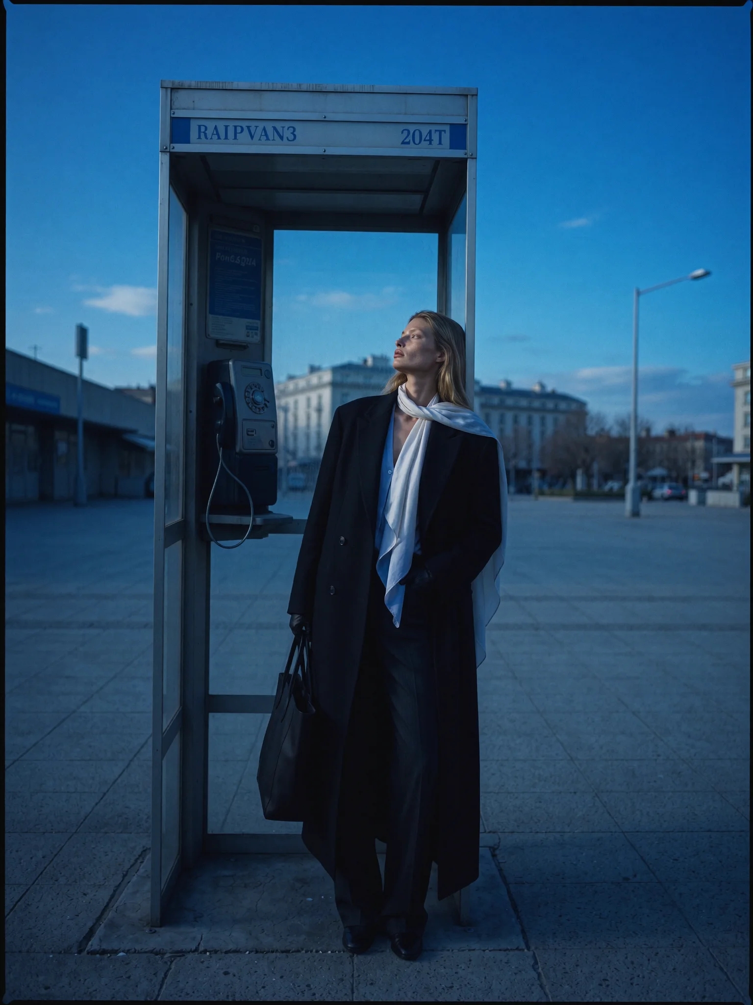 Cinematic urban fashion editorial prompt