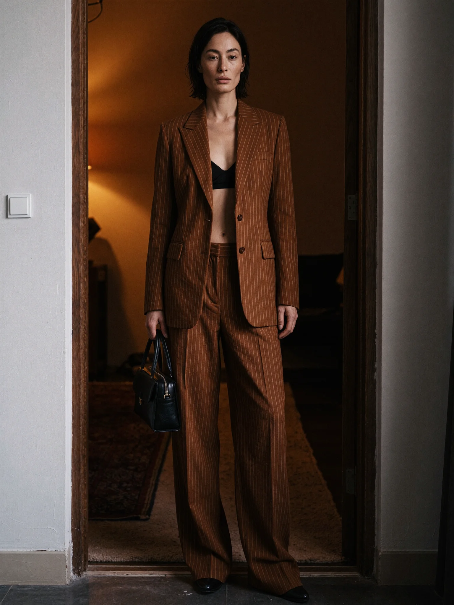 Minimalist fashion editorial portrait prompt