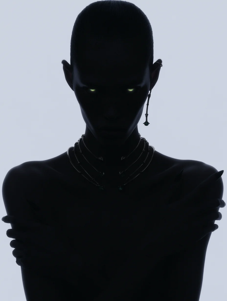 Minimalist luxury jewelry silhouette prompt