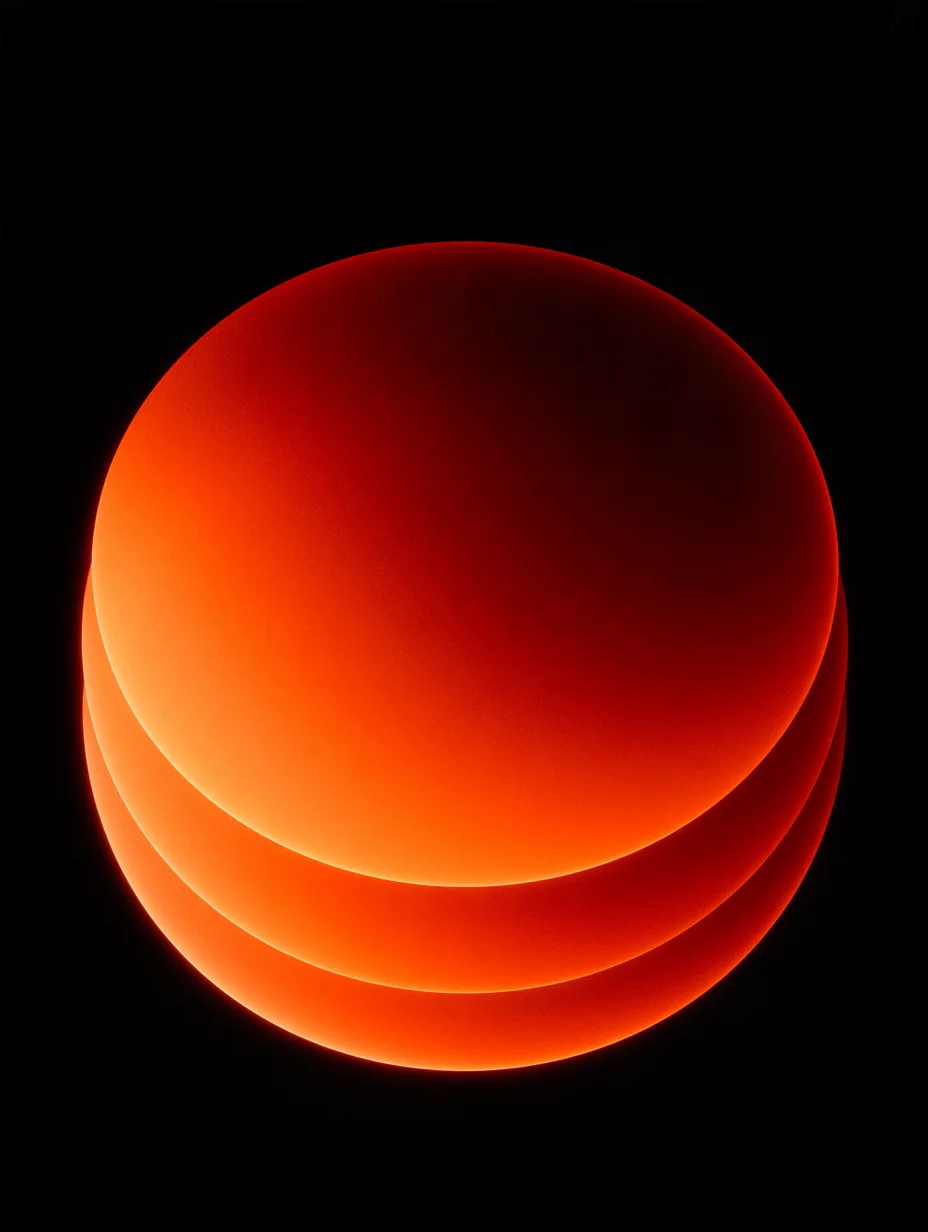Glowing abstract 3D glass render prompt