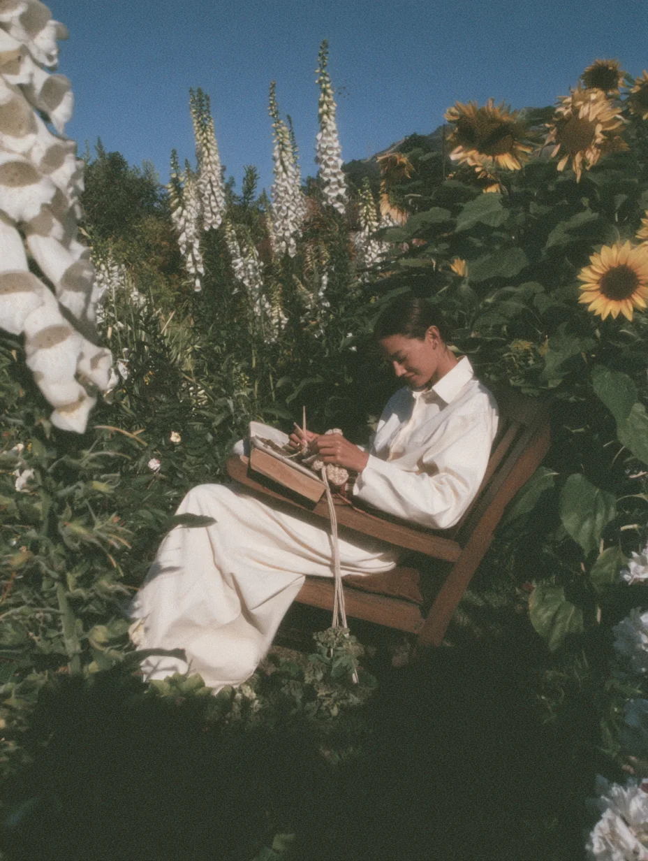 Vintage cottage garden lifestyle prompt