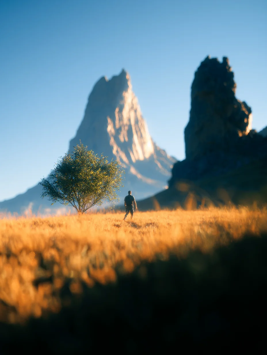 Epic landscape adventure photography prompt