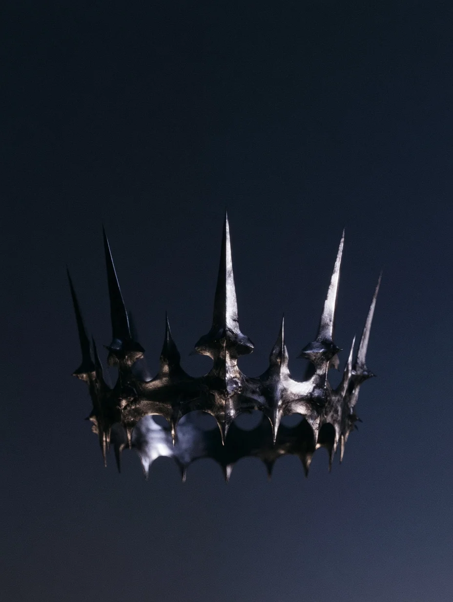 Dark gothic spiked crown prompt