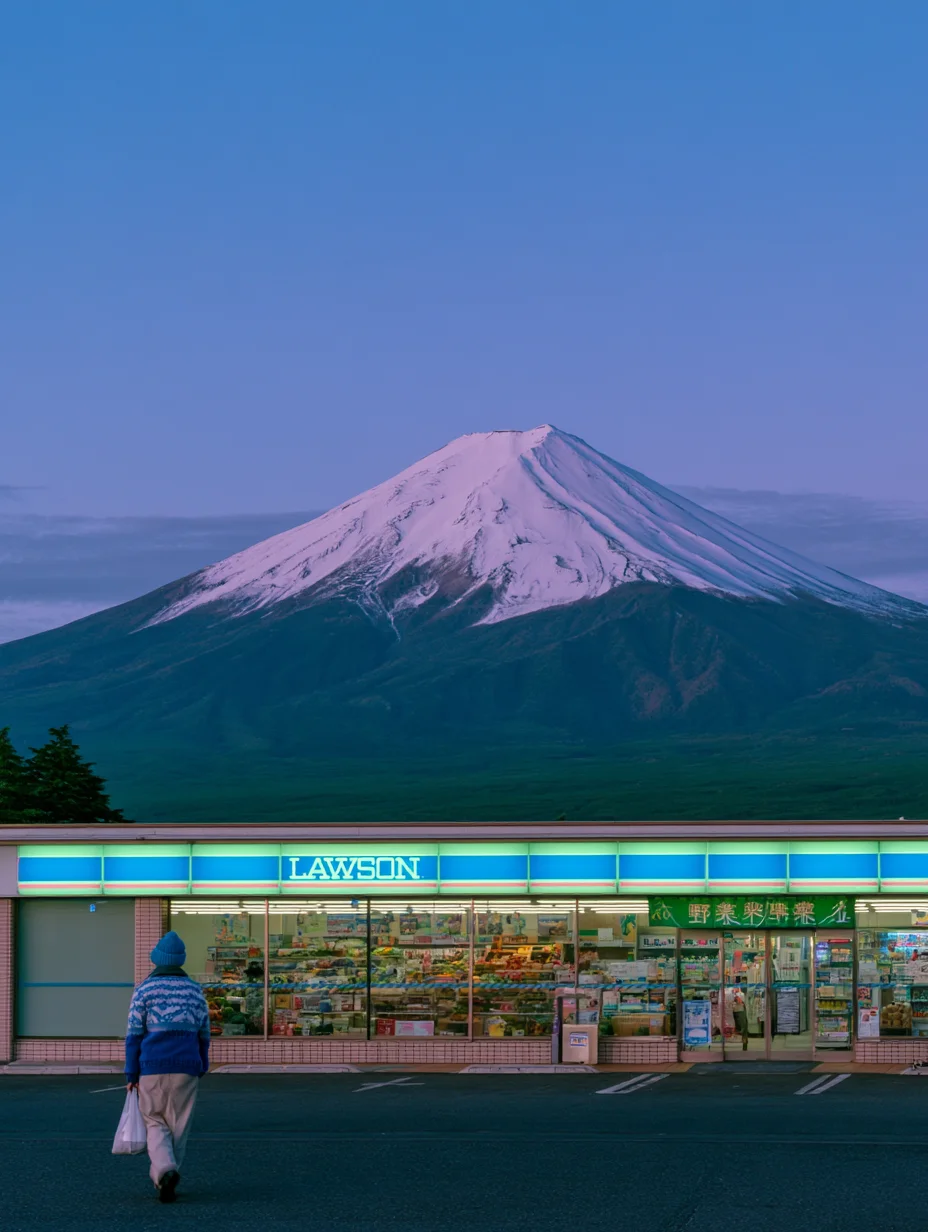Serene Japanese landscape aesthetic prompt