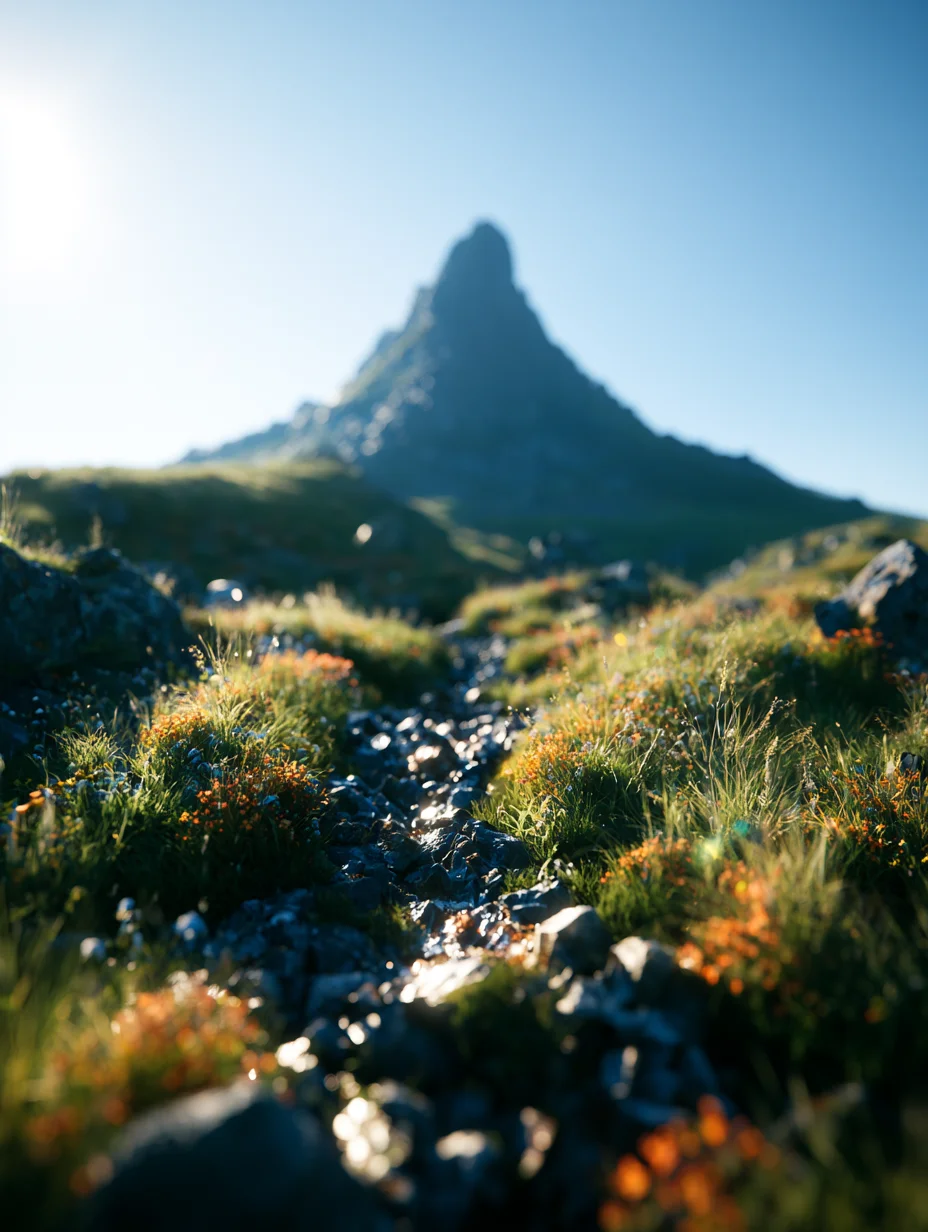 Mountain landscape nature photography prompt