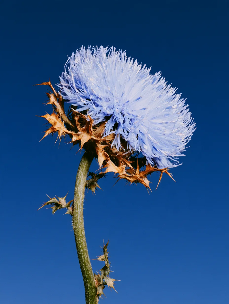 Surreal macro botanical flower prompt