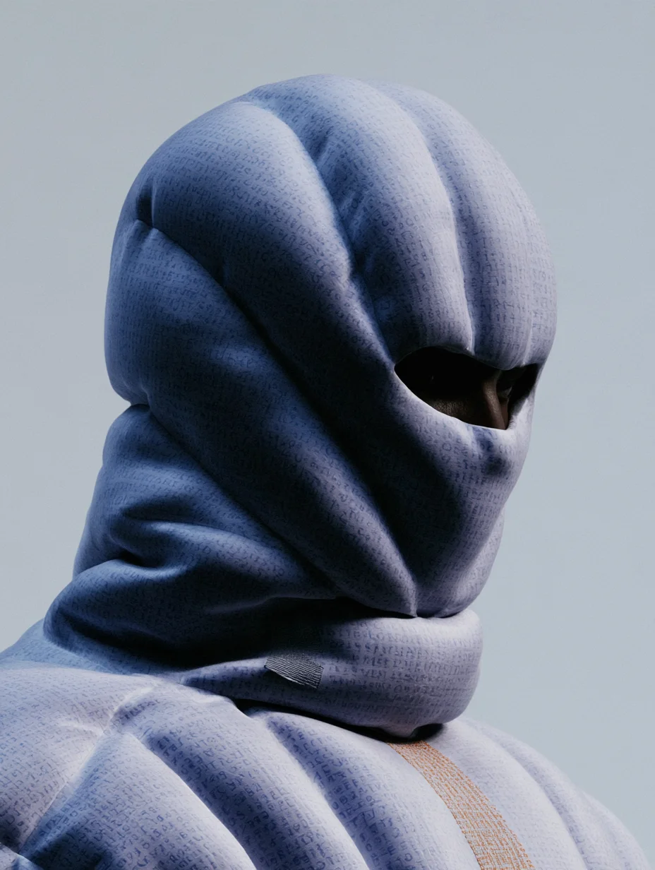Avant-garde sculptural fashion accessory prompt