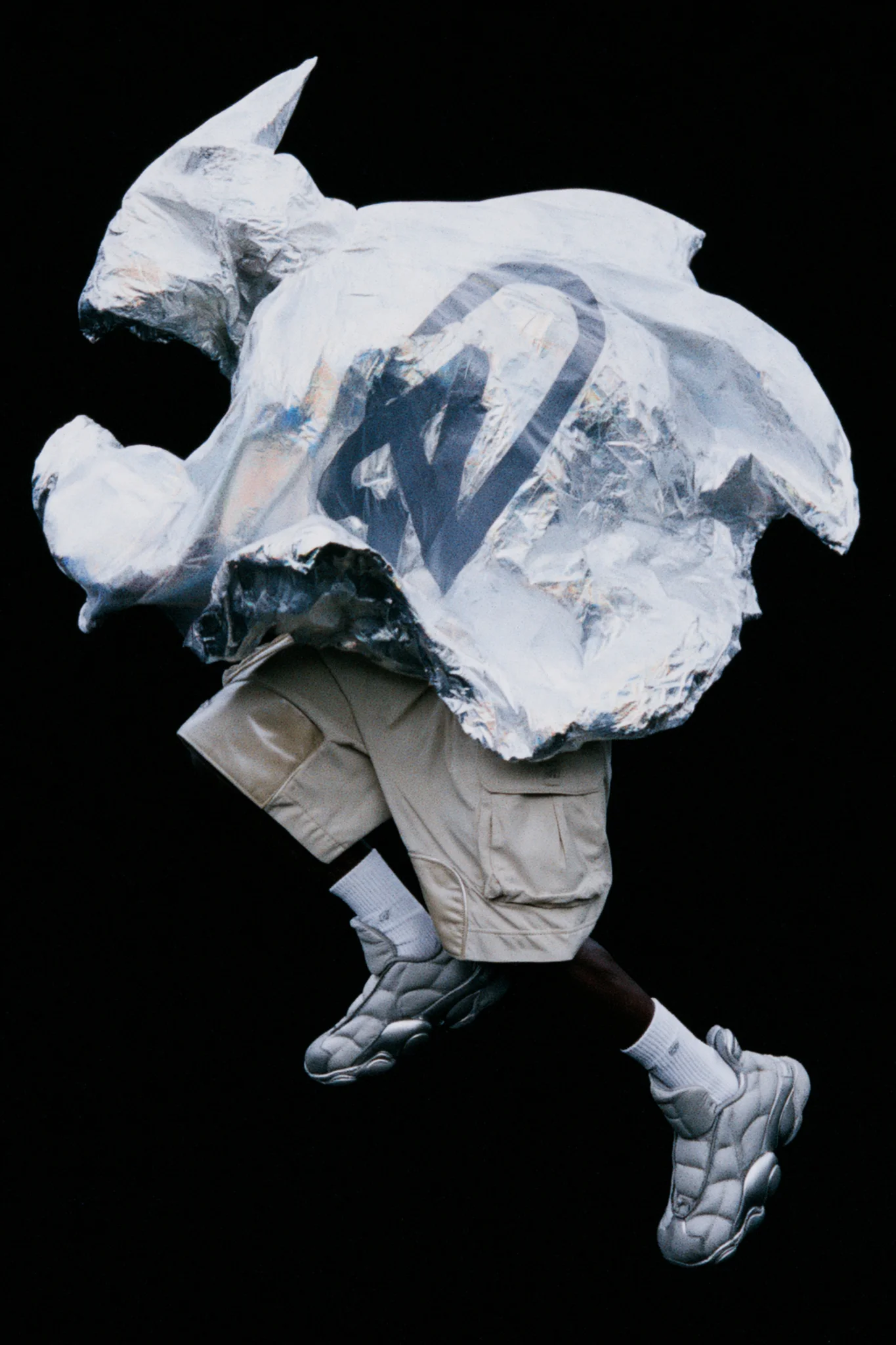 Maximalist editorial fashion leap prompt