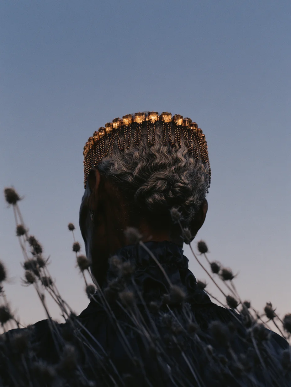 Cinematic classical sculpture portrait prompt