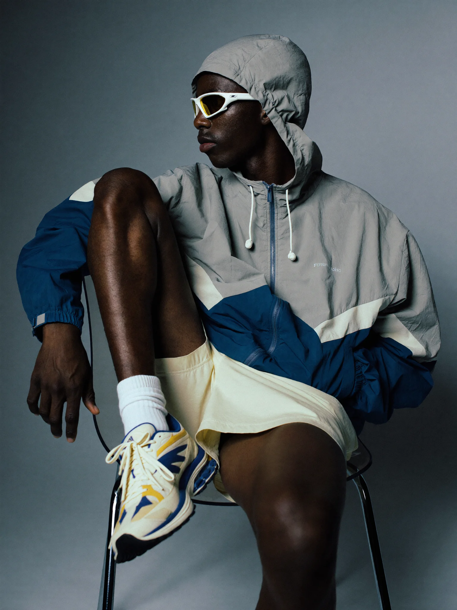 Contemporary athleisure fashion portrait prompt