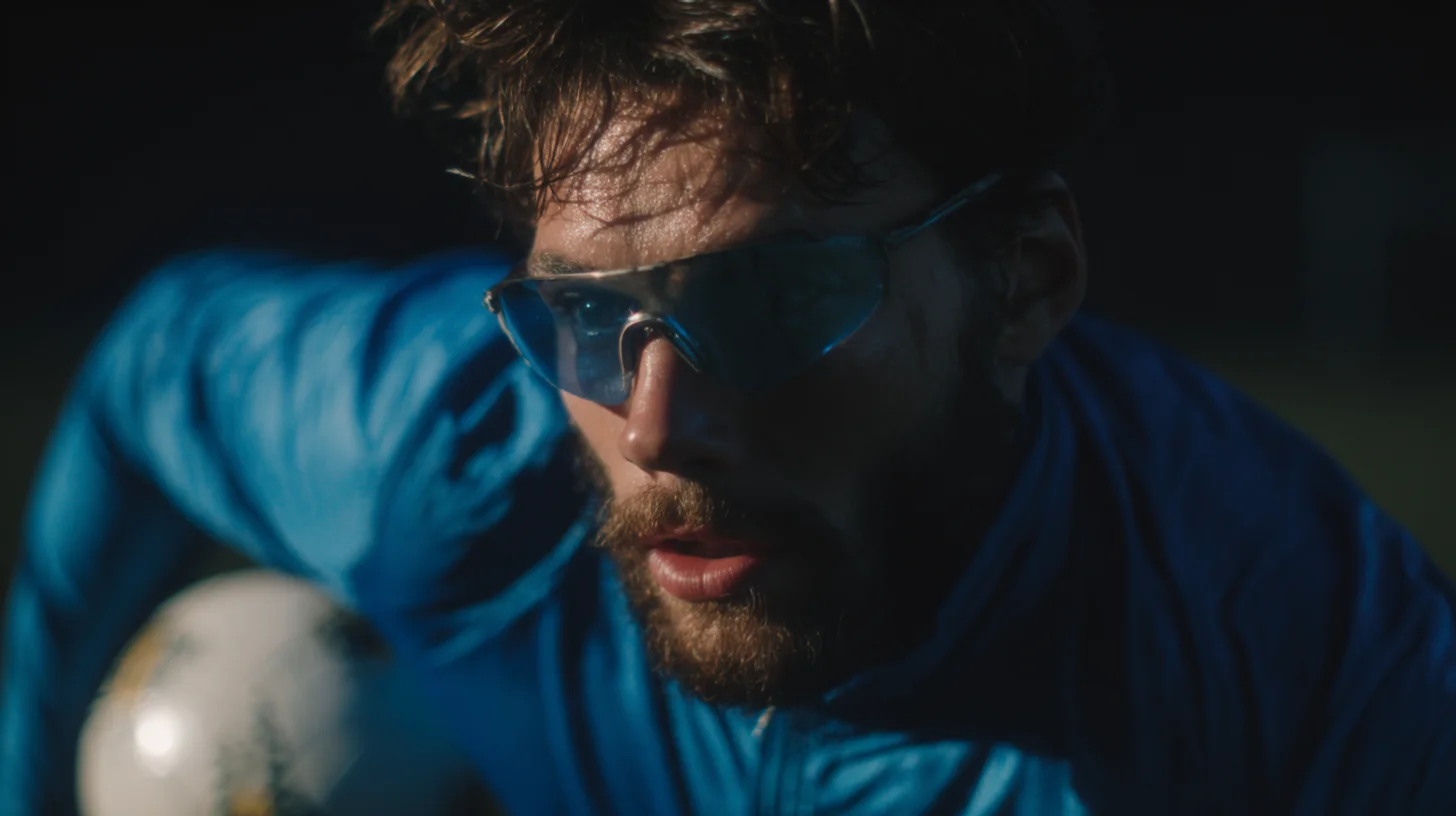 Cinematic athletic sports action prompt