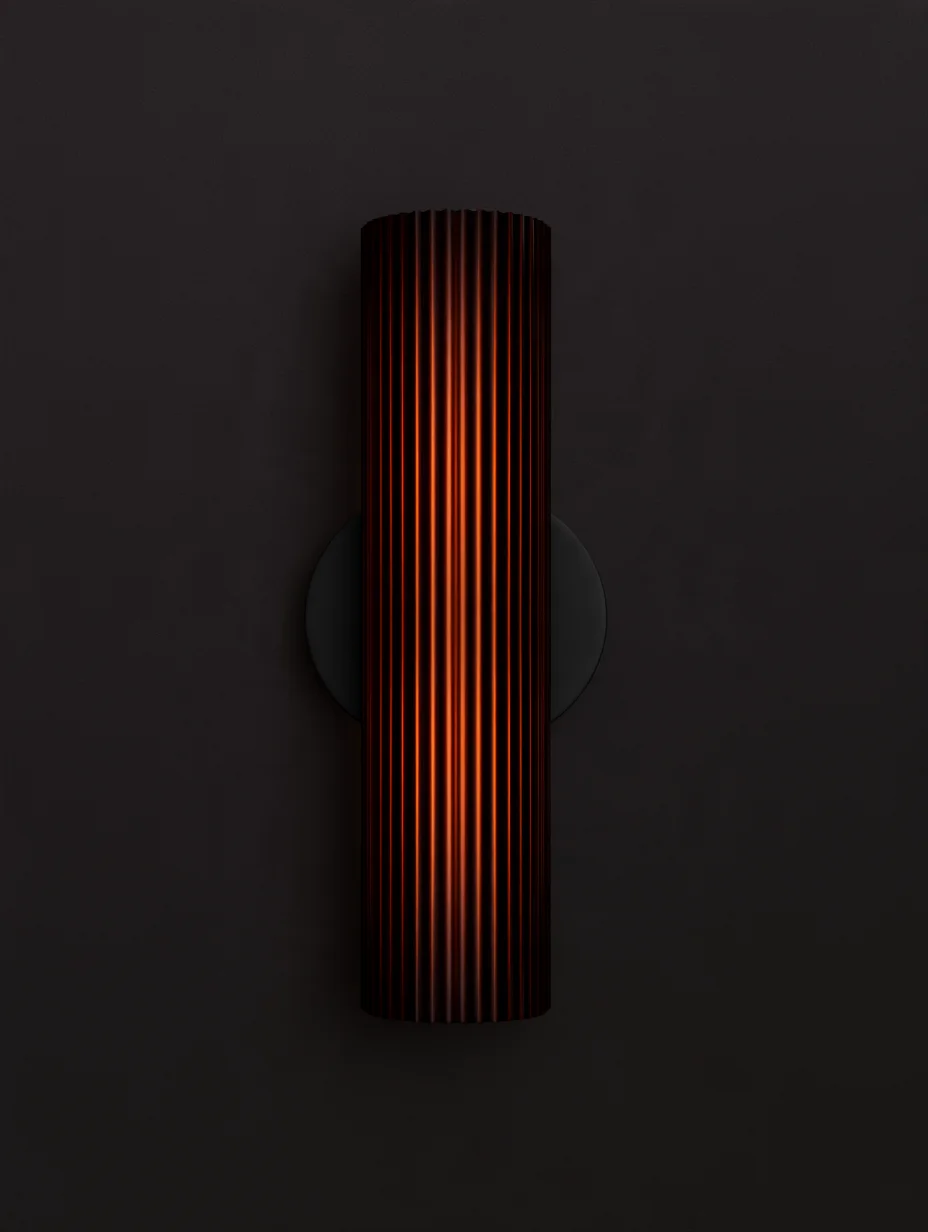 Minimalist modern wall sconce prompt