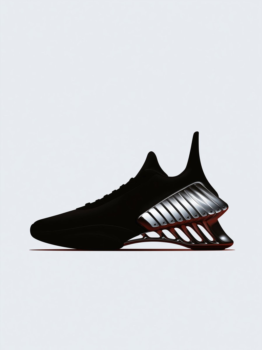 Footwear concept with midjourney V8