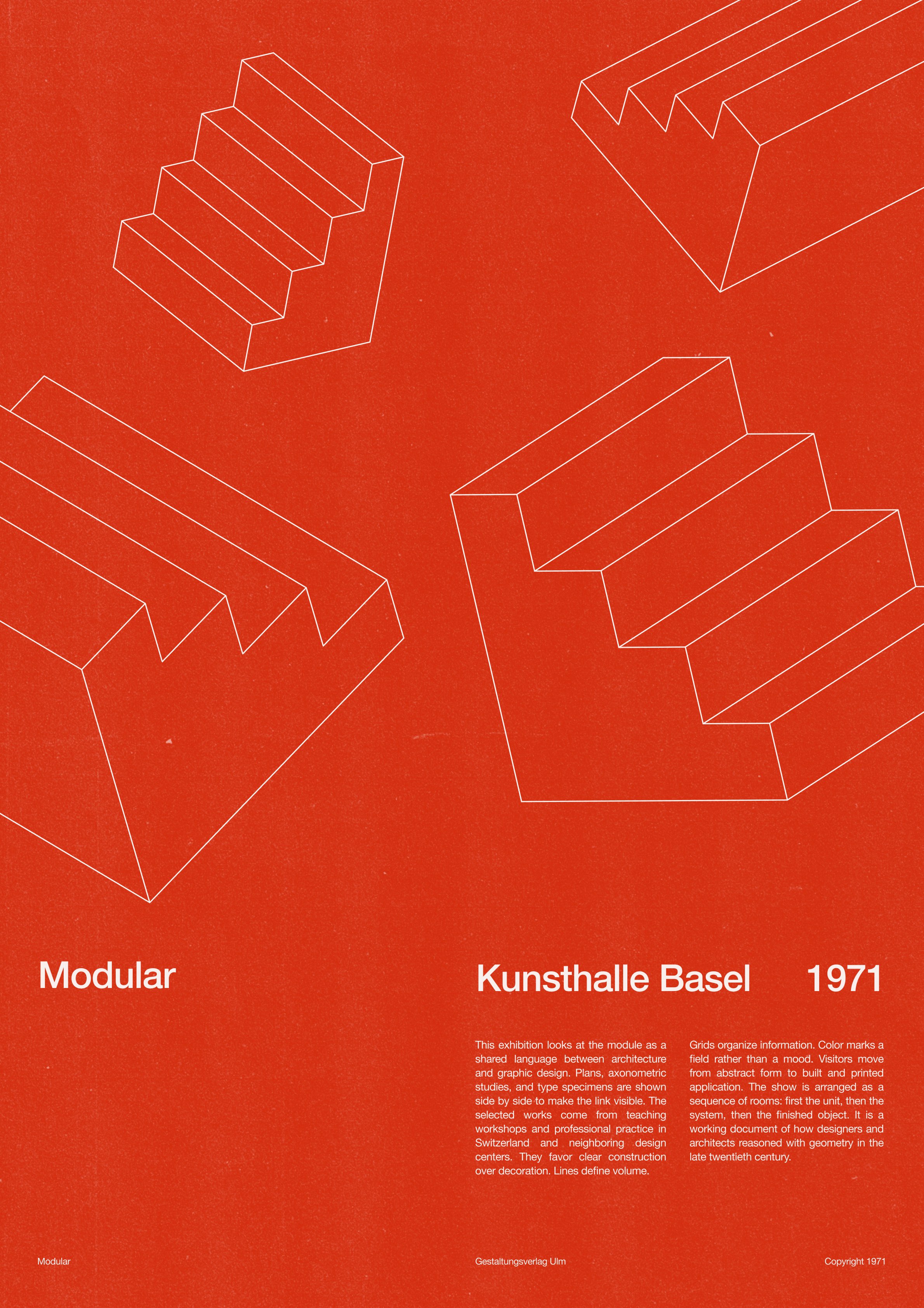 Modular poster experiments