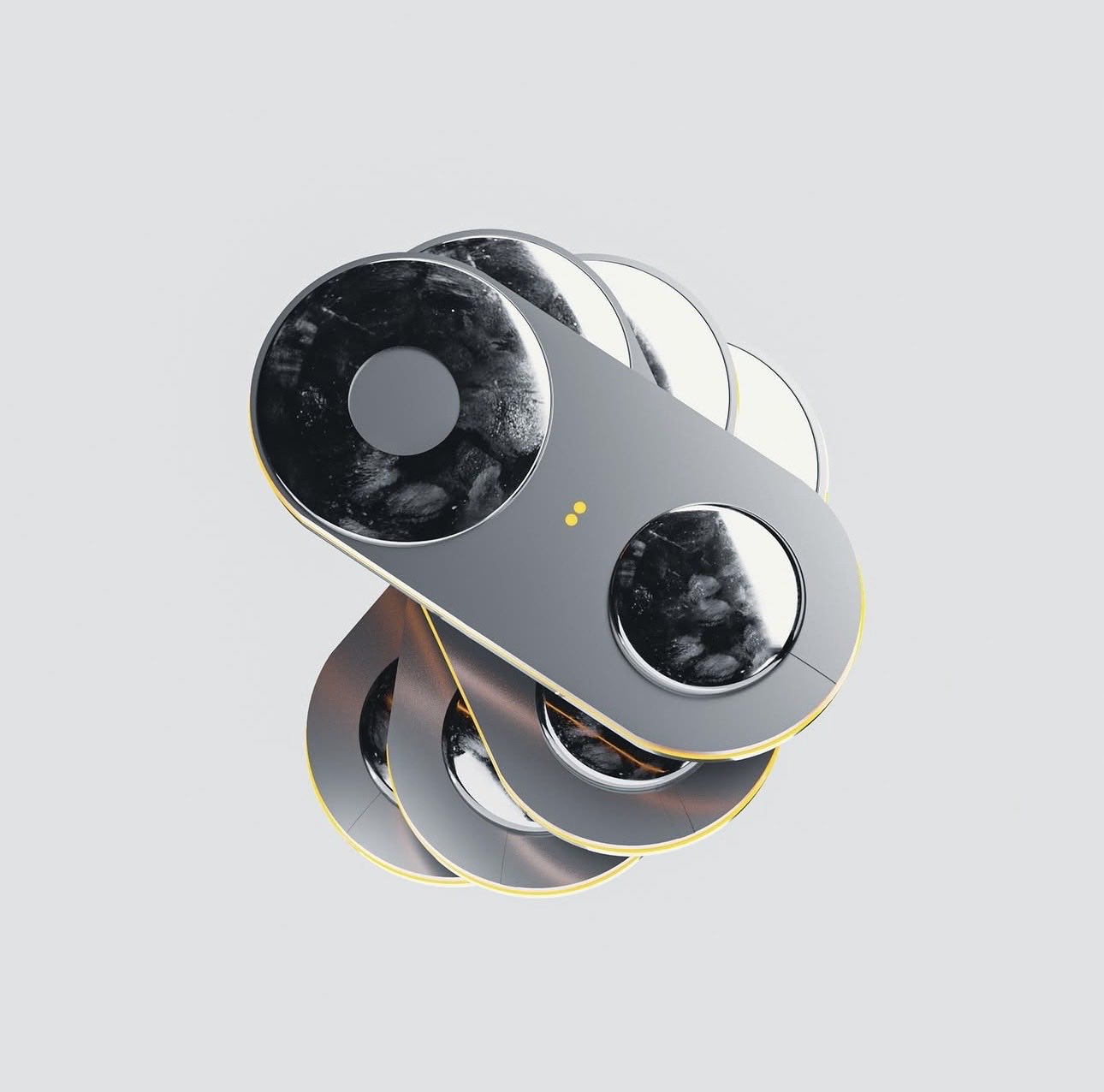 Minimal tech product renders are my favorite!
