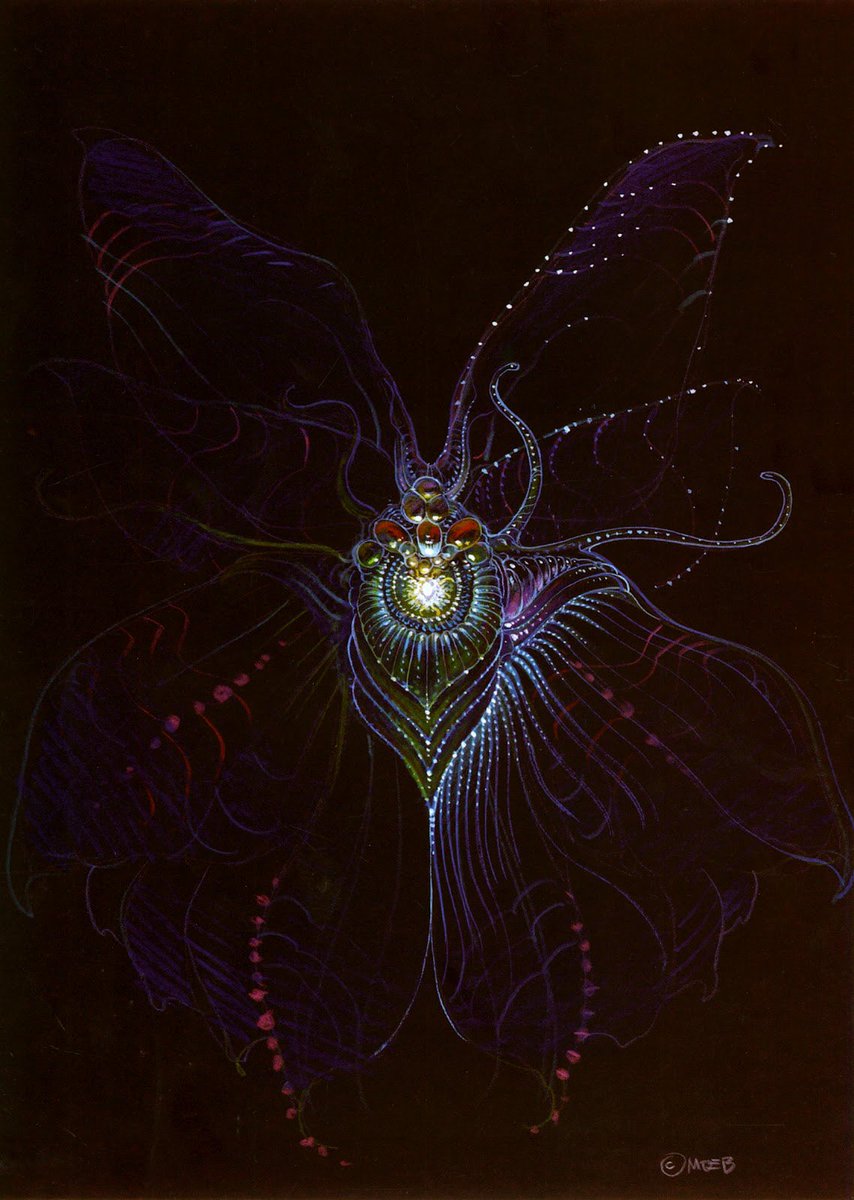 Concept art by Moebius for James Cameron's 'The Abyss' (1989) https…