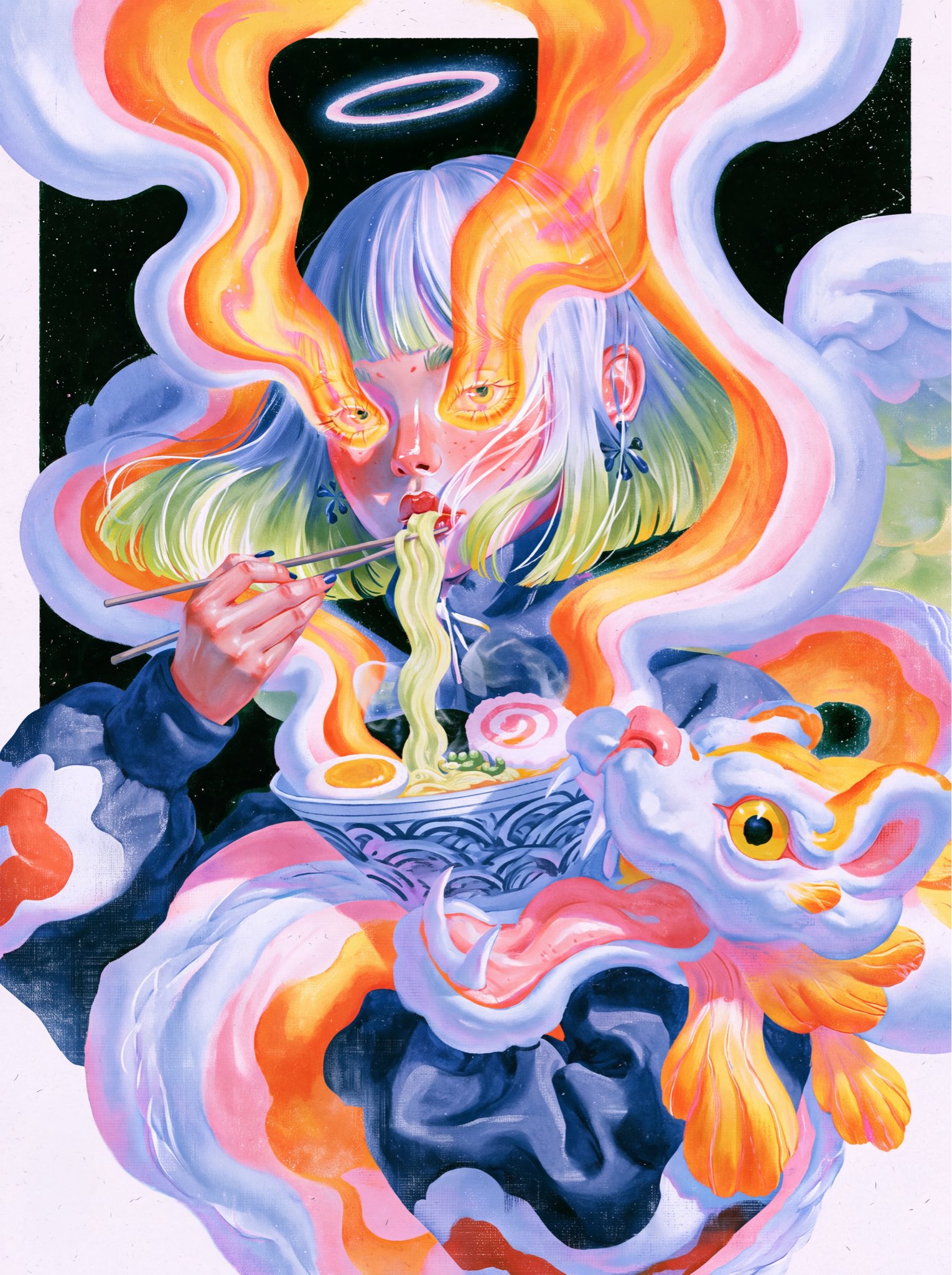 Neo Ukiyo-e: Cosmic Brunch