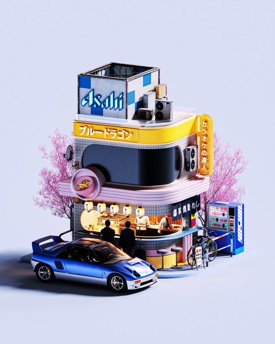 Creating little worlds are one of my favs things to do in 3D