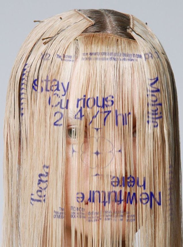 Type on hair