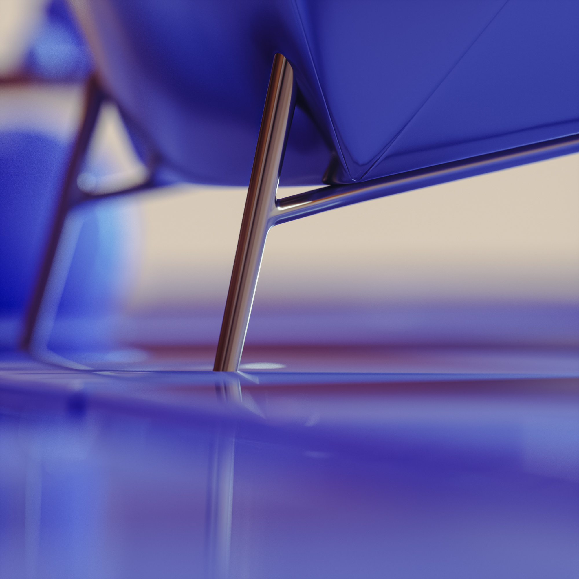 A couple minimal CGI Chair renders -