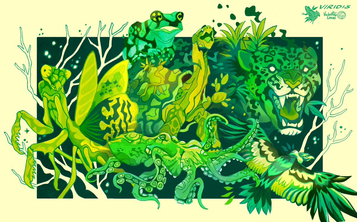 Why not reposting Green art๐๐ฟโจ https://t